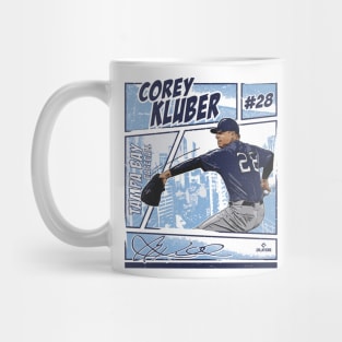 Corey Kluber Tampa Bay Comic Mug